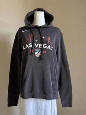 Nike Las Vegas Hoodie Medium Charcoal Gray Soccer